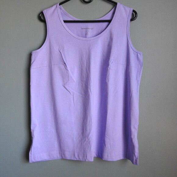 Woman Within Tank Top Camis, Womens Plus Size Medium (14/16), Set of 2 - Picture 7 of 11